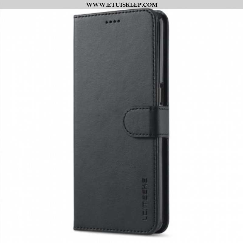 Etui Folio do Oppo A54 5G / A74 5G Lc.imeeke Efekt Skóry